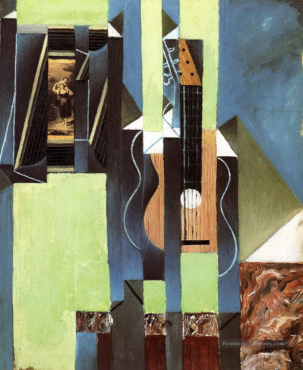 la guitare 1913 Juan Gris Peintures à l'huile